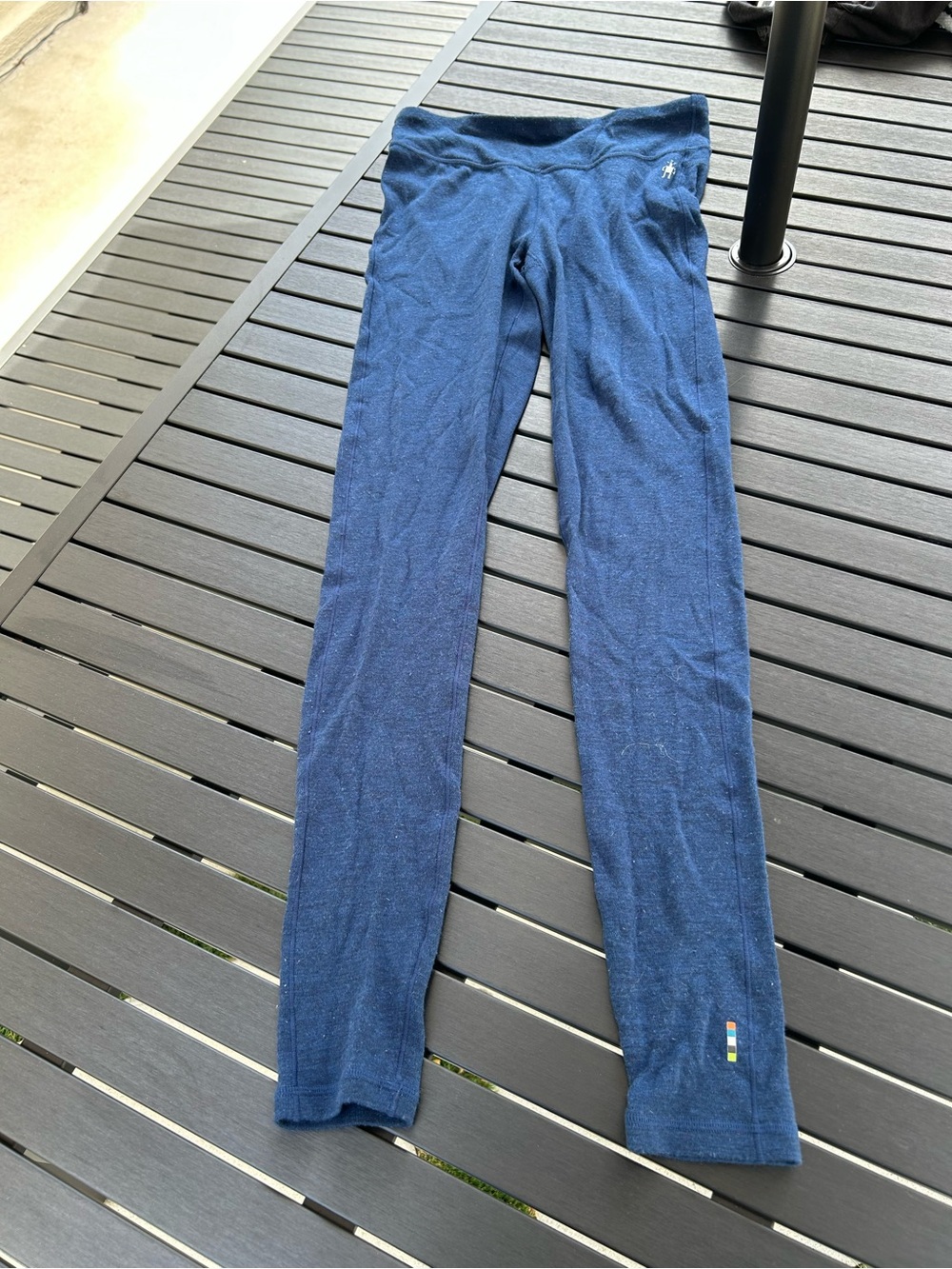 Smartwool Women's Navy Blue Leggings - Lightweight Merino Blend